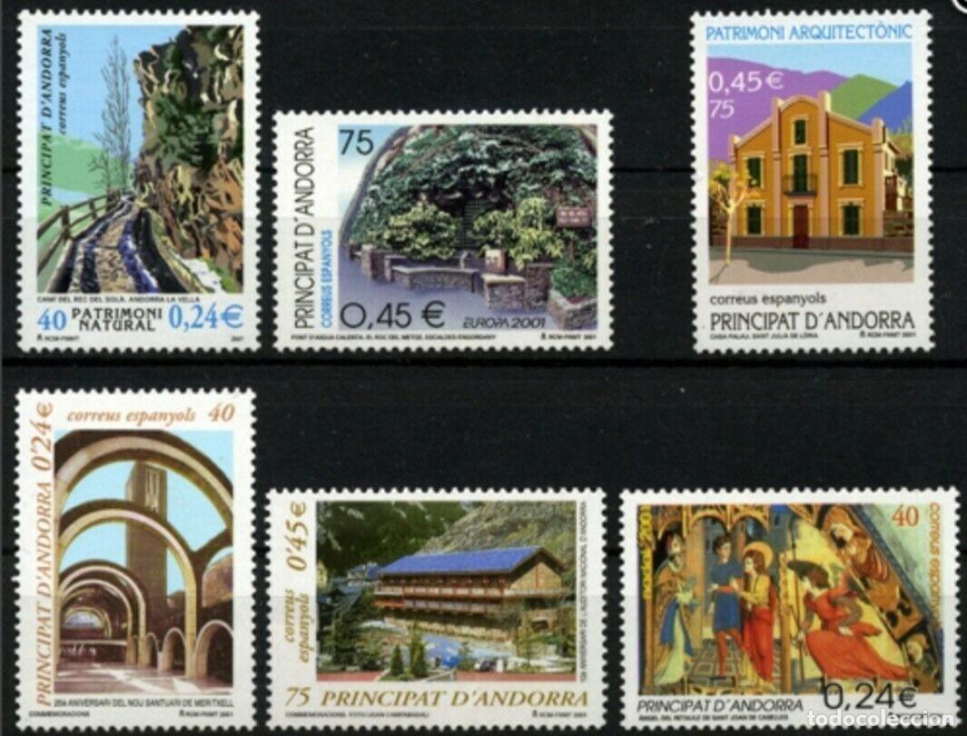 Sellos: ANDORRA - A&ntilde;o completo 2001 - Foto 1