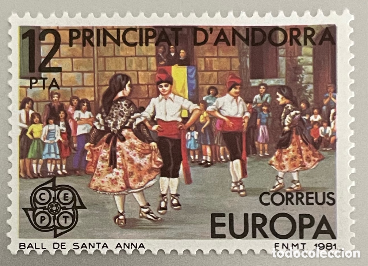 Sellos: Andorra. Folklore. 1981 - Foto 1