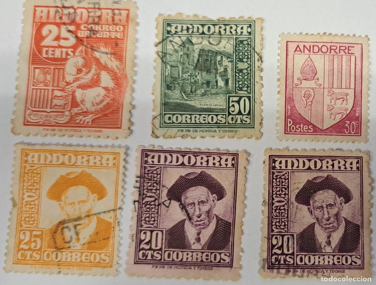 Sellos: Lote de 6 sellos de Andorra - Foto 2