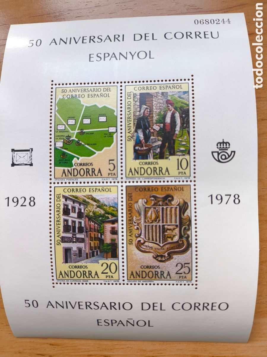 Sellos: HB Andorra 1978 nueva - Foto 1