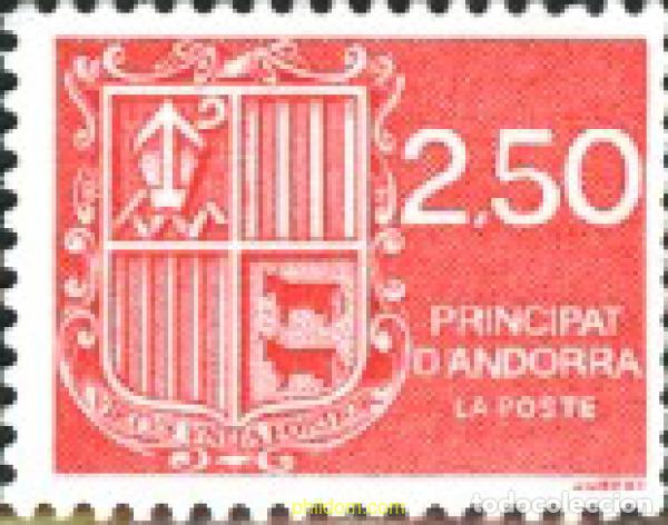 Sellos: 125509 MNH ANDORRA. Adm&oacute;n francesa 1991 ESCUDO DE ANDORRA