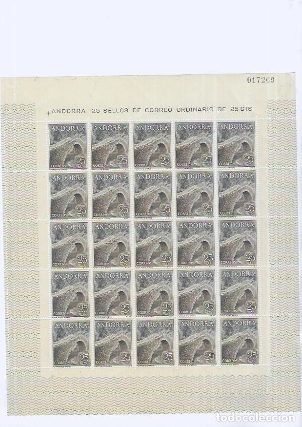 Sellos: ANDORRA ESPA&Ntilde;OLA N&ordm; 53 AL 56 INCOMPLETA (**)