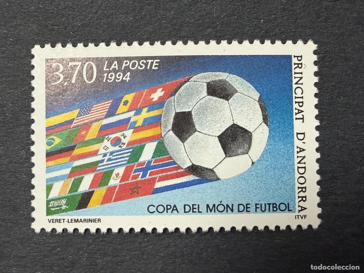 Sellos: ANDORRA FRANCESA, 1994. YVERT 446. FIFA WORLD CUP 2006. NUEVOS. SIN FIJASELLOS