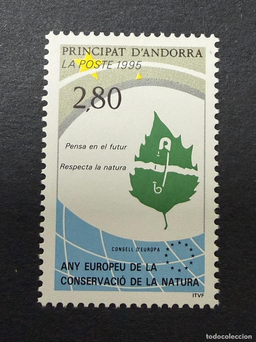 Sellos: ANDORRA FRANCESA, 1995 YVERT 454. CONSERVACI&Oacute;N NATURALEZA. SERIE COMPLETA. NUEVOS. SIN FIJASELLOS