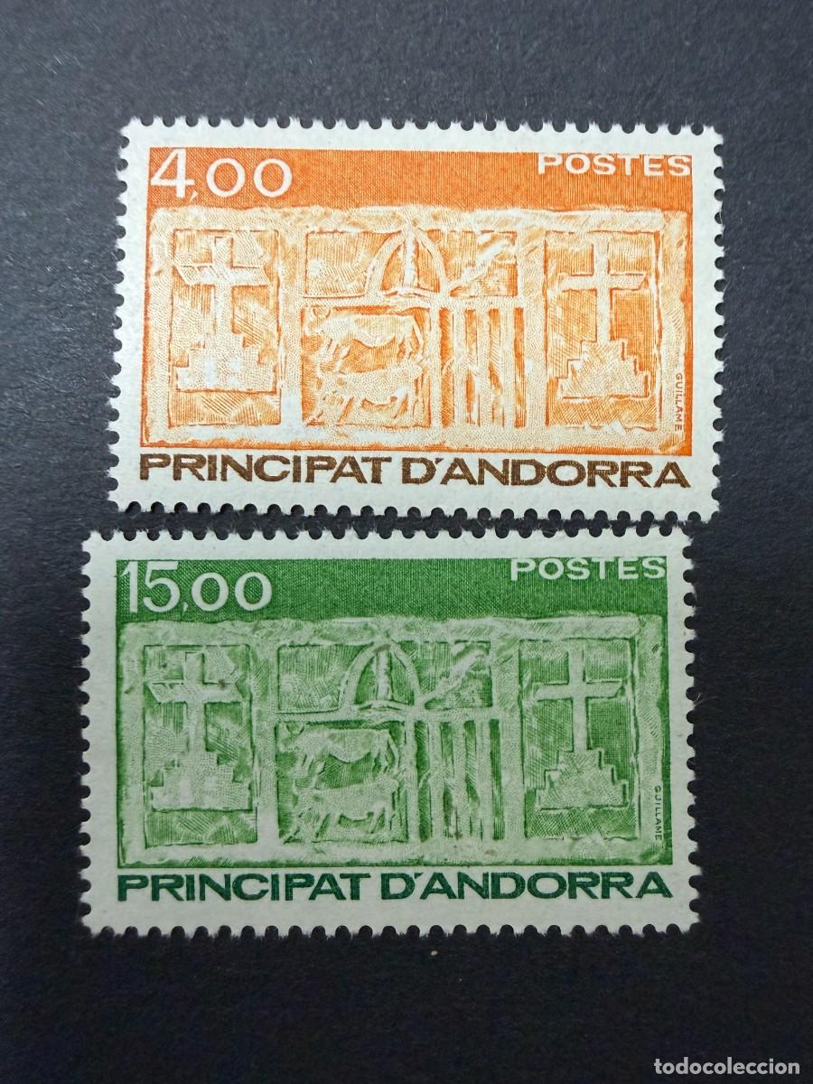 Sellos: ANDORRA FRANCESA, 1986. YVERT 346/7. ESCUDO DE ARMAS. SERIE COMPLETA. NUEVOS. SIN FIJASELLOS