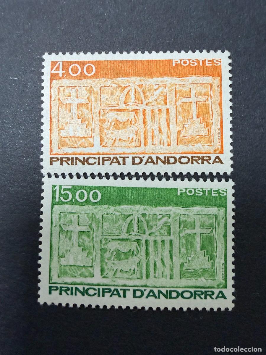 Sellos: ANDORRA FRANCESA, 1986. YVERT 346/7. ESCUDO DE ARMAS. SERIE COMPLETA. NUEVOS. SIN FIJASELLOS