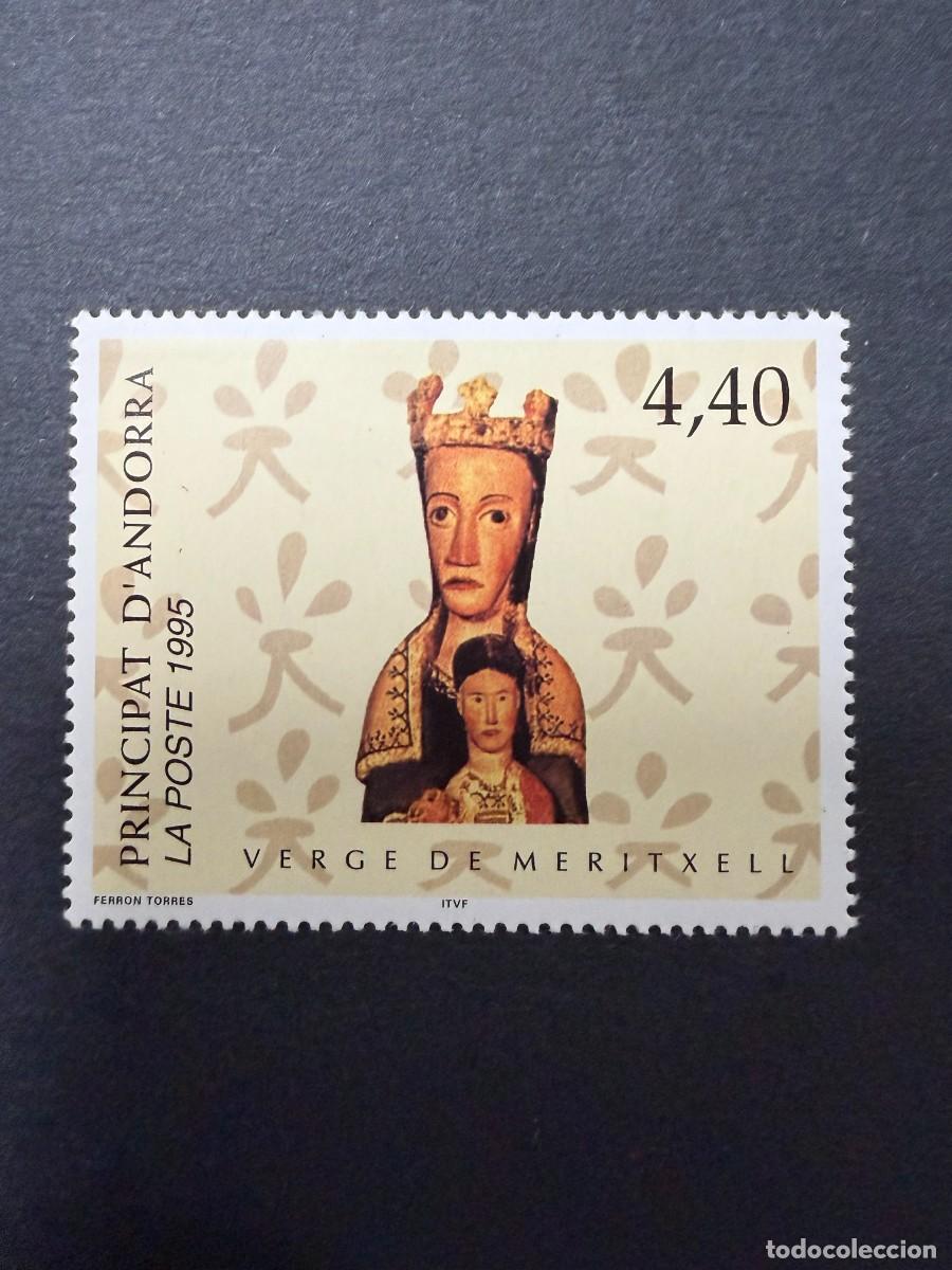 Sellos: ANDORRA FRANCESA, 1995. YVERT 461. VIRGEN DE MERITXELL. SERIE COMPLETA. NUEVOS. SIN FIJASELLOS