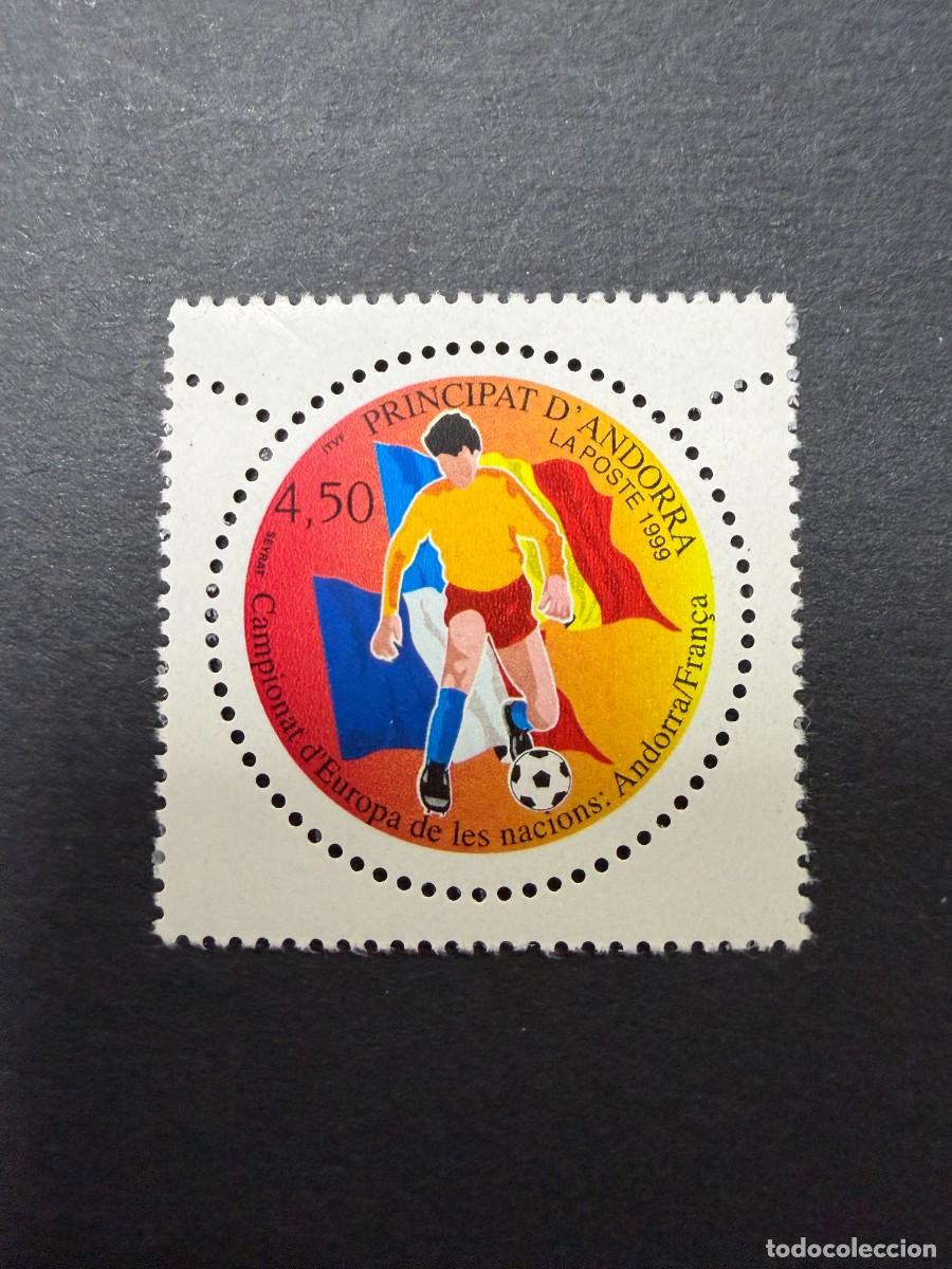Sellos: ANDORRA FRANCESA, 1999. YVERT 517. EC QUALIFICATION. SERIE COMPLETA. NUEVOS. SIN FIJASELLOS