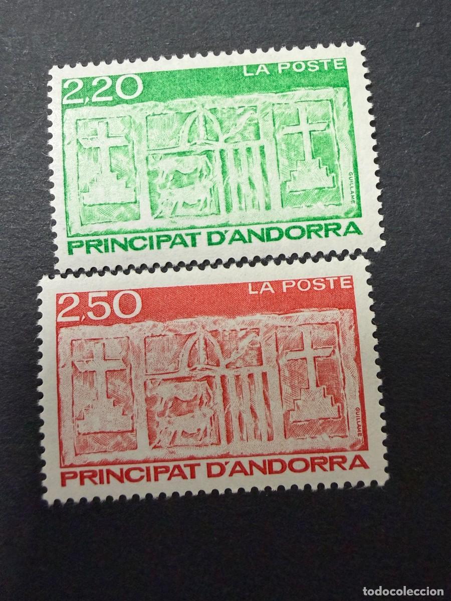 Sellos: ANDORRA FRANCESA, 1991. YVERT 410/11. ESCUDO DE ARMAS. SERIE COMPLETA. NUEVOS. SIN FIJASELLOS
