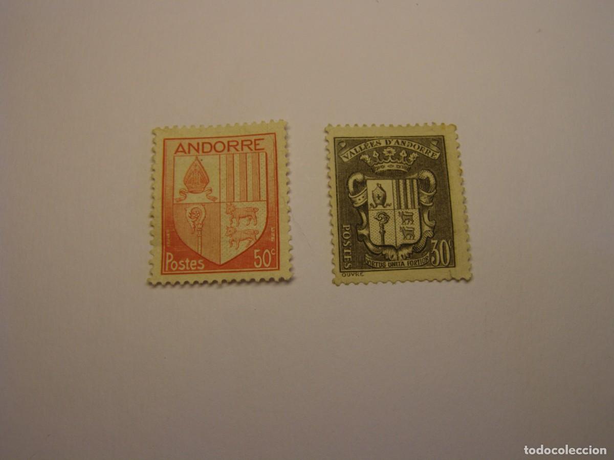 Sellos: Sellos antiguos de Andorra, Francia.