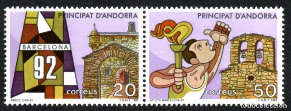 Sellos: Andorra Espa&ntilde;ola. 1987. Edifil 200A/200B. Nuevos