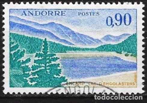 Sellos: Andorra Francesa 1971 - Mi 234 - YT 163A - El lago Engolasters