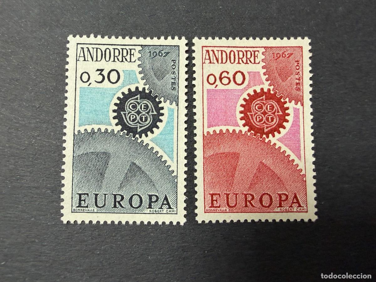 Sellos: ANDORRA, 1964. YVERT 179/80. EUROPA CEPT. SERIE COMPLETA. NUEVOS. SIN FIJASELLOS.
