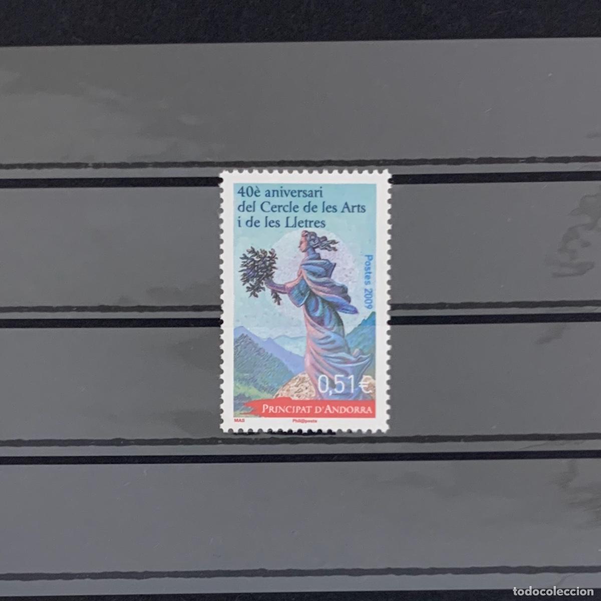 Sellos: ANDORRA FRANCESA. A&ntilde;o 2009. Yvert 678** Nuevo