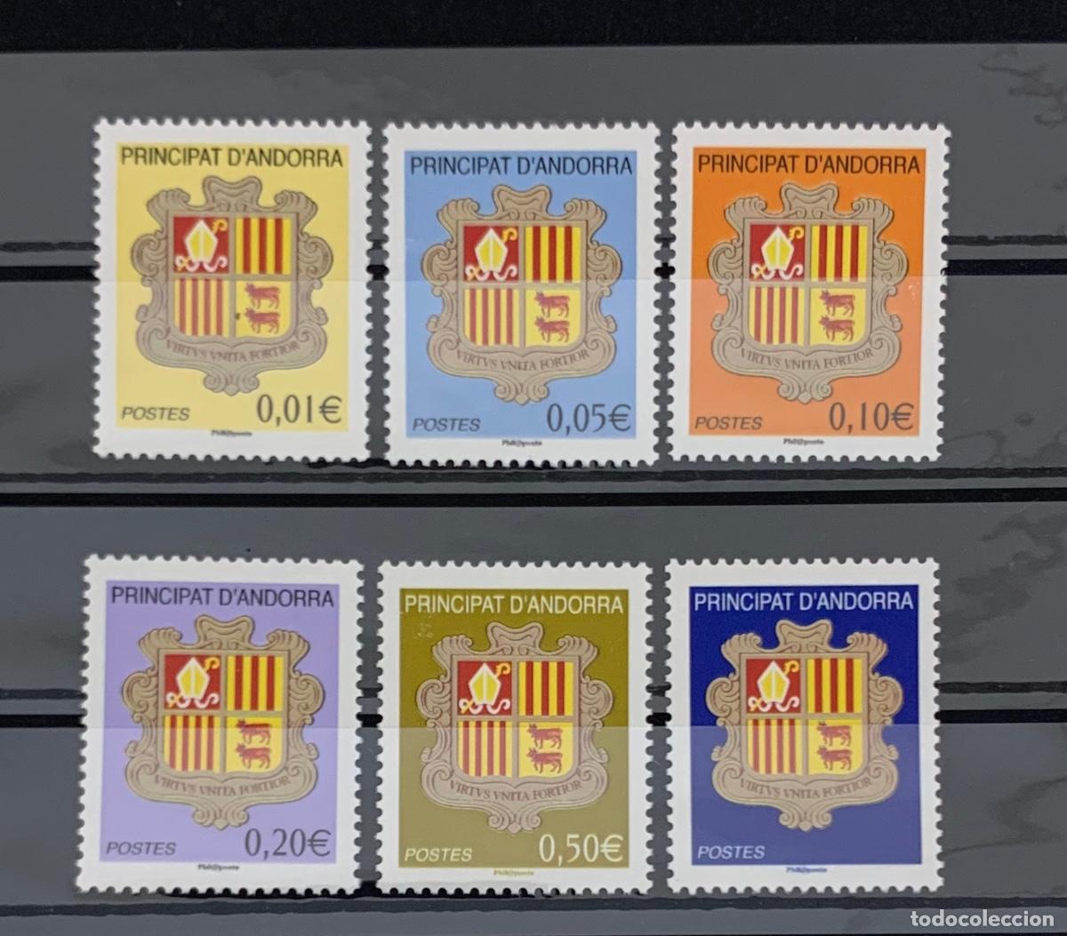 Sellos: ANDORRA FRANCESA. A&ntilde;o 2010. Yvert 681/86** Serie nueva