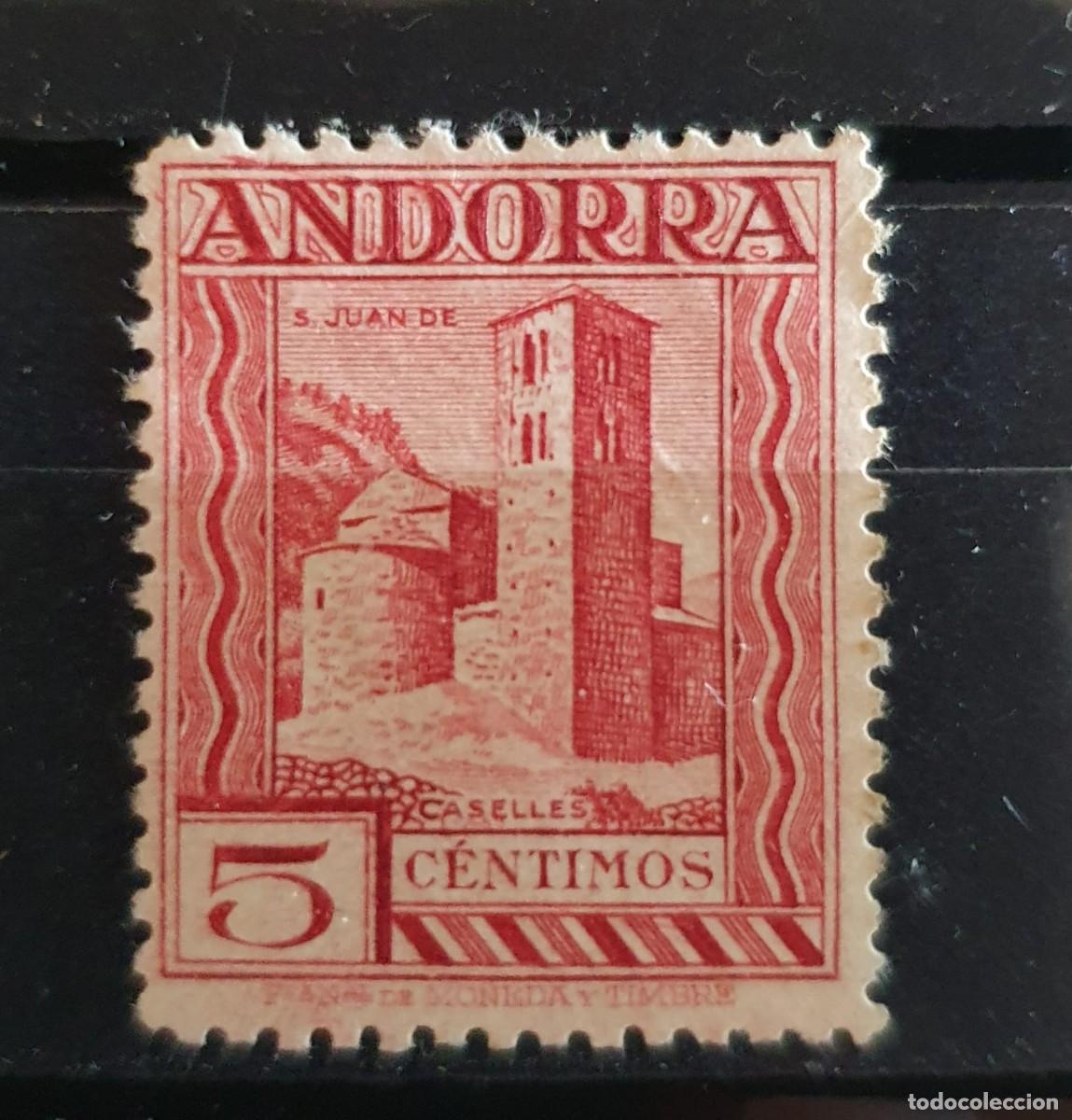 Sellos: ANDORRA 1929 EDIFIL 16 * - Foto 1