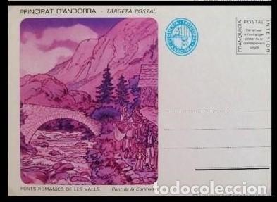 Sellos: ANDORRA - POSTALES DE FRANQUICIA INTERIOR - FRANQUICIA POSTAL PONT DE LA CORTINADA