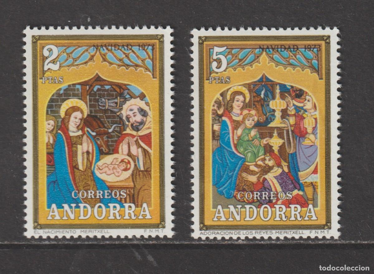 Sellos: Andorra espa&ntilde;ola 1973 - Edifil 87/88 mnh**