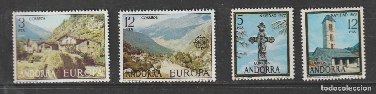 Sellos: Andorra espa&ntilde;ola 1977 - A&ntilde;o completo Edifil 108/111 mnh**