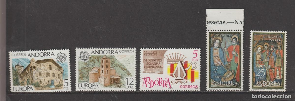 Sellos: Andorra espa&ntilde;ola 1978 - A&ntilde;o completo Edifil 116/121 mnh**