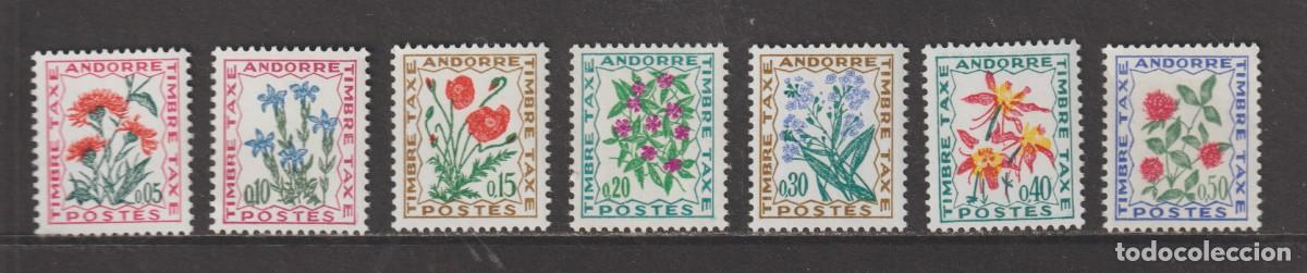 Sellos: Andorra francesa 1964-71 - Edifil Taxe 46/52 mnh**