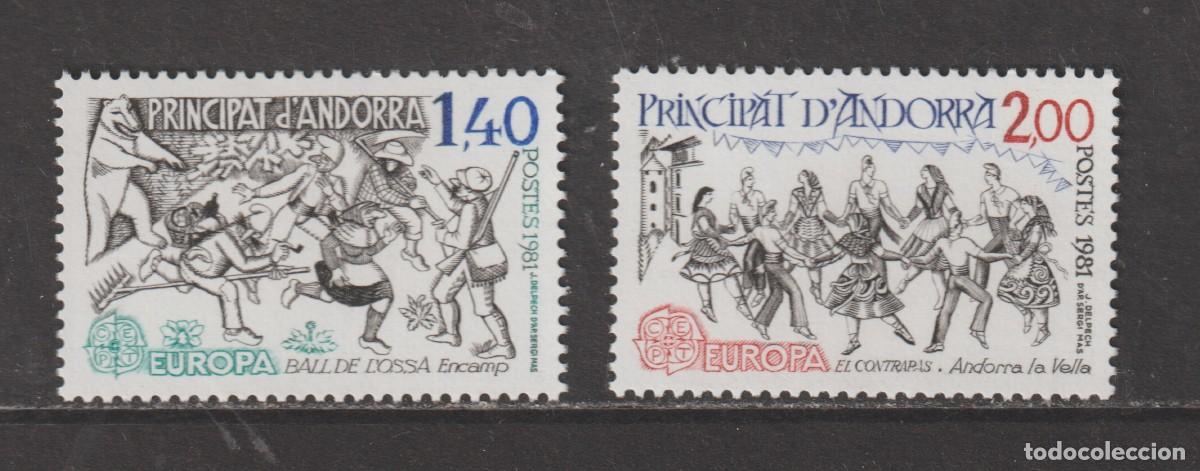 Sellos: Andorra francesa 1981 - Europa CEPT Edifil 313/314 mnh**