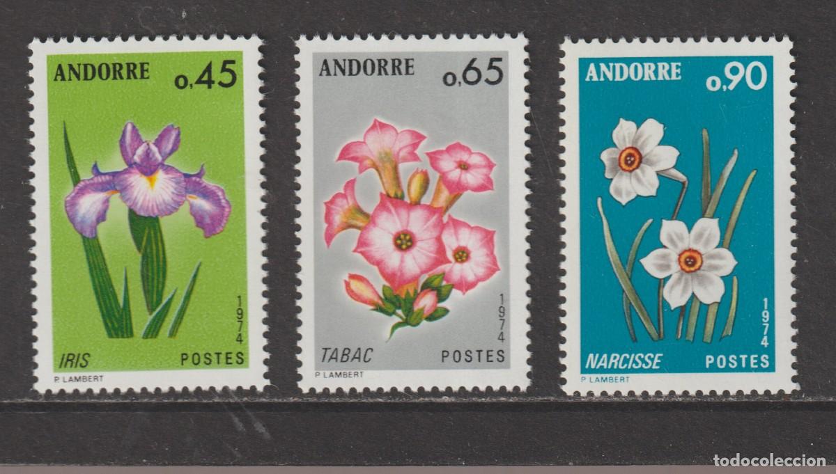 Sellos: Andorra francesa 1974 - Edifil 255/257 mnh**