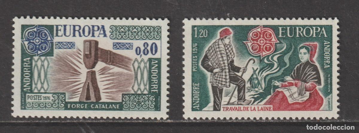 Sellos: Andorra francesa 1975 - Europa CEPT Edifil 274/275 mnh**