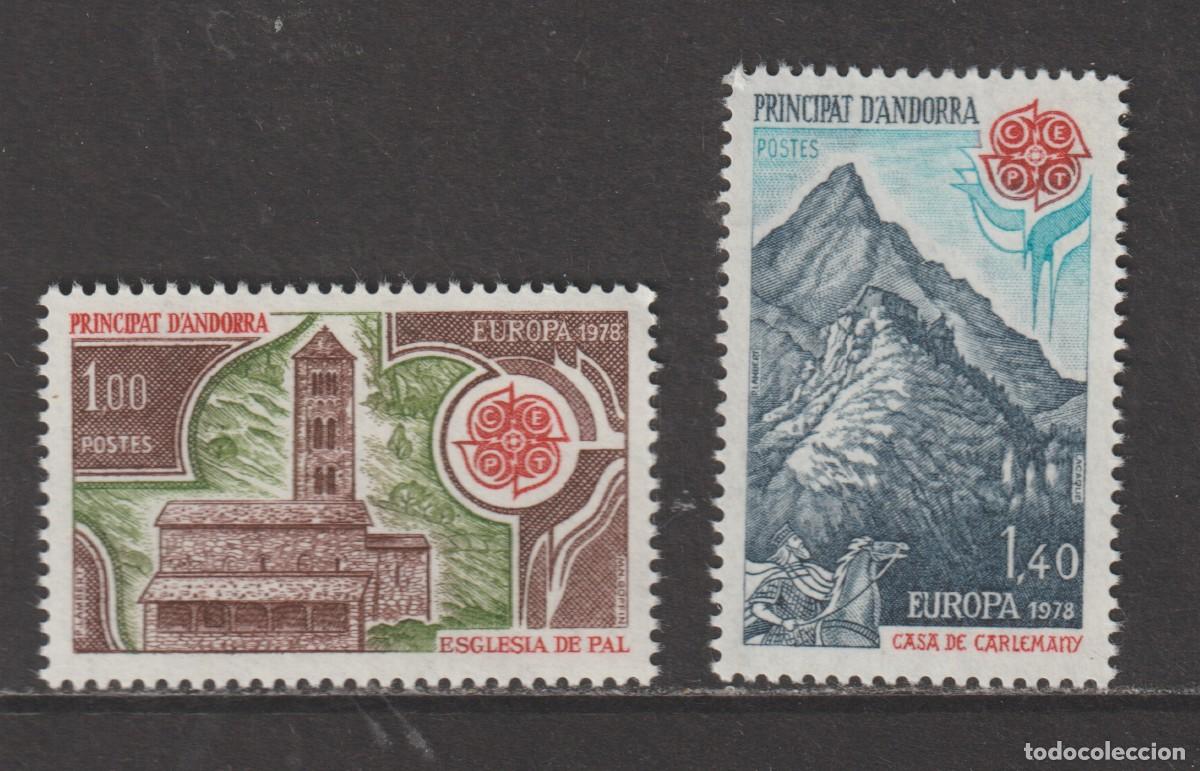 Sellos: Andorra francesa 1978 - Europa CEPT Edifil 291/292 mnh**