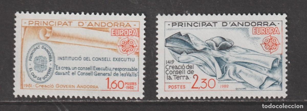Sellos: Andorra francesa 1982 - Europa CEPT Edifil 321/322 mnh**