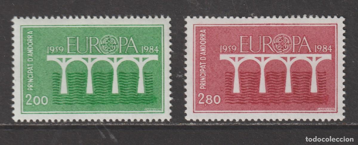 Sellos: Andorra francesa 1984 - Europa CEPT Edifil 350/351 mnh**