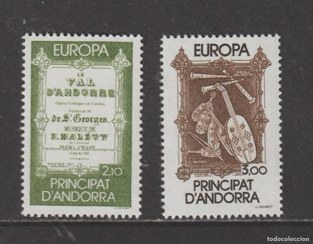 Sellos: Andorra francesa 1985 - Europa CEPT Edifil 360/361 mnh**