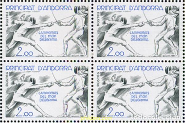 Sellos: 307832 MNH ANDORRA. Adm&oacute;n francesa 1981 CAMPEONATOS DEL MUNDO DE ESGRIMA, CLERMONT-FERRAND
