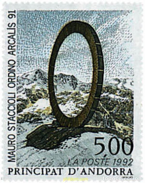 Sellos: 69952 MNH ANDORRA. Adm&oacute;n francesa 1992 SERIE ARTISTICA