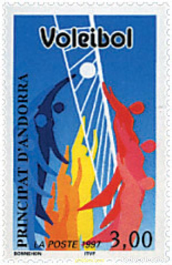 Sellos: 46128 MNH ANDORRA. Adm&oacute;n francesa 1997 BALONVOLEA