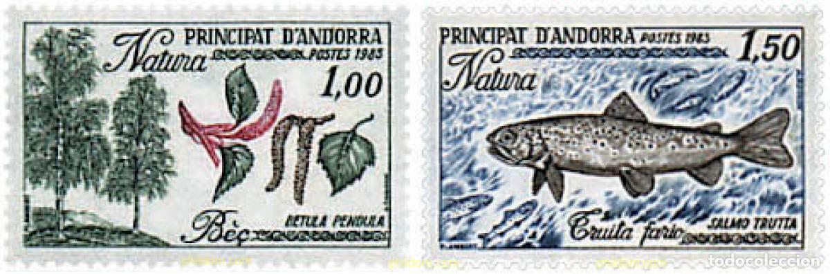 Sellos: 96501 MNH ANDORRA. Adm&oacute;n francesa 1983 PROTECCION DE LA NATURALEZA