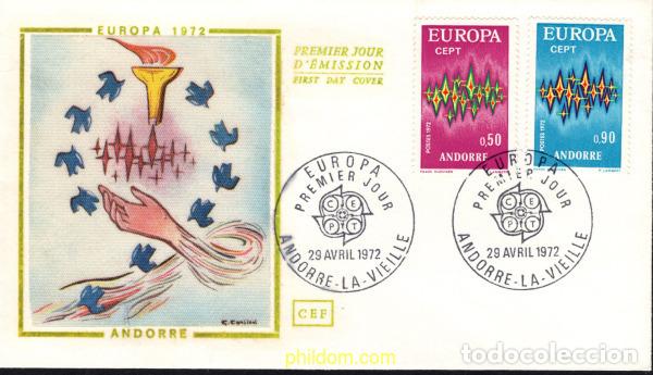 Timbres: 15307 MNH ANDORRA. Adm&oacute;n francesa 1970 EUROPA CEPT. SOL FLAMANTE