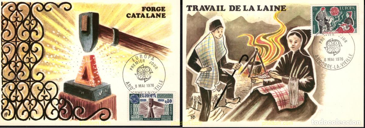 Sellos: 4353 MNH ANDORRA. Adm&oacute;n francesa 1976 EUROPA CEPT 1976 - ARTESANIA