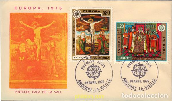 Sellos: 582078 MNH ANDORRA. Adm&oacute;n francesa 1975 EUROPA CEPT. PINTURAS