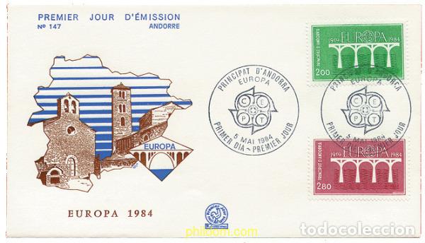 Timbres: 24003 MNH ANDORRA. Adm&oacute;n francesa 1984 EUROPA CEPT. 25 ANIVERSARIO DE LA CEPT