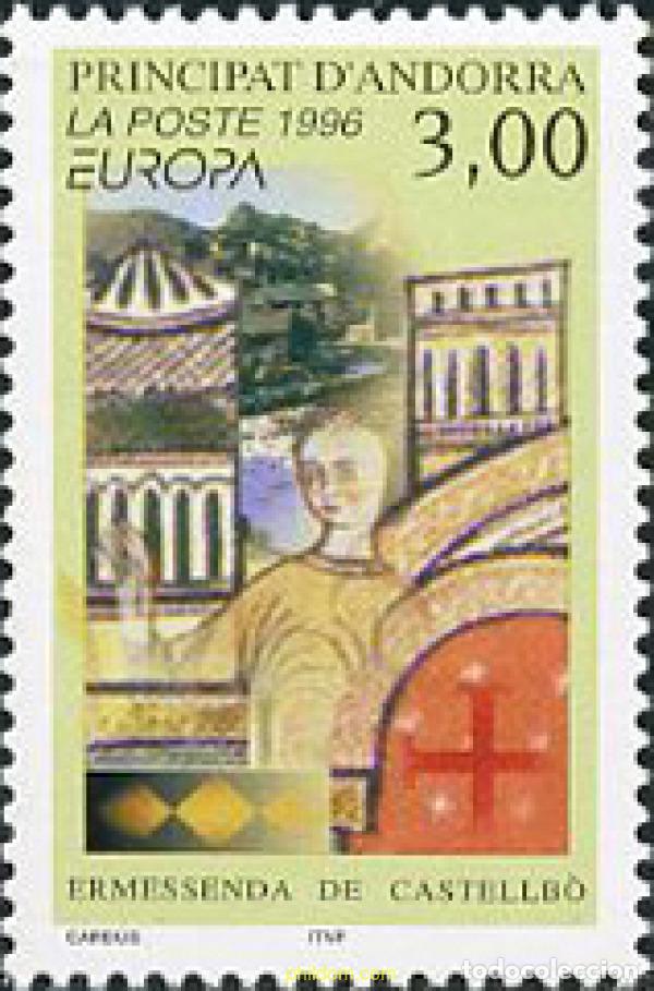 Sellos: 62986 MNH ANDORRA. Adm&oacute;n francesa 1996 EUROPA CEPT. GRANDES DESCUBRIMIENTOS