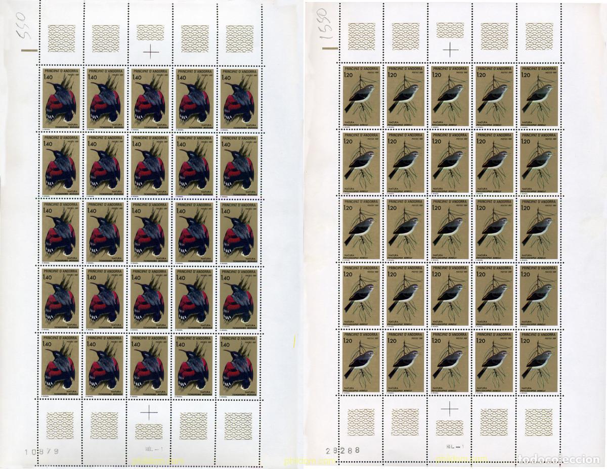 Sellos: 305423 MNH ANDORRA. Adm&oacute;n francesa 1981 PROTECCION DE LA NATURALEZA