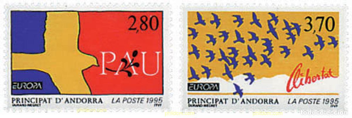 Sellos: 62941 MNH ANDORRA. Adm&oacute;n francesa 1995 EUROPA CEPT. GRANDES DESCUBRIMIENTOS