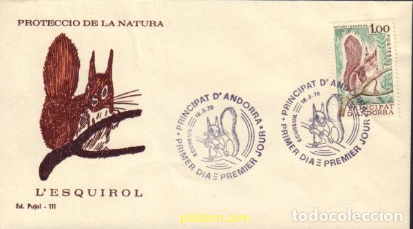 Sellos: 583049 MNH ANDORRA. Adm&oacute;n francesa 1978 PROTECCION DE LA NATURALEZA