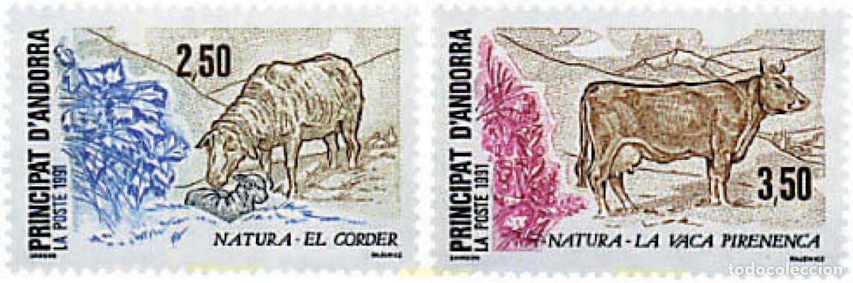 Briefmarken: 65220 MNH ANDORRA. Adm&oacute;n francesa 1991 PROTECCION DE LA NATURALEZA