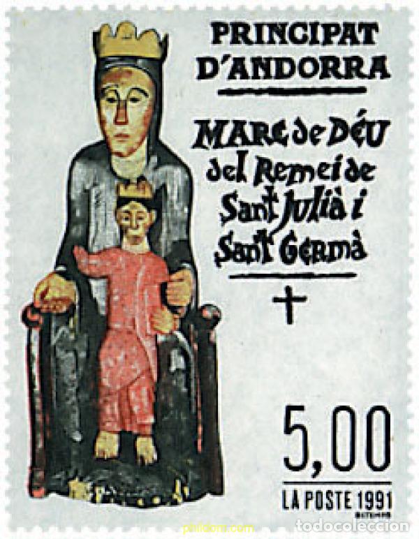 Briefmarken: 46106 MNH ANDORRA. Adm&oacute;n francesa 1991 ARTE RELIGIOSO