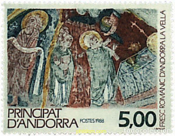 Briefmarken: 46090 MNH ANDORRA. Adm&oacute;n francesa 1988 ARTE RELIGIOSO