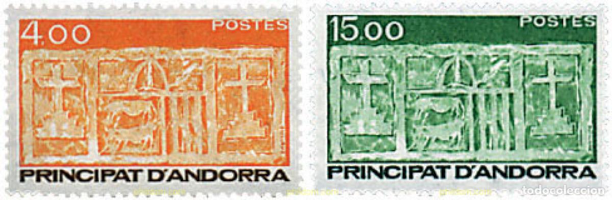Sellos: 46075 MNH ANDORRA. Adm&oacute;n francesa 1986 ESCUDO ANTIGUO DE ANDORRA