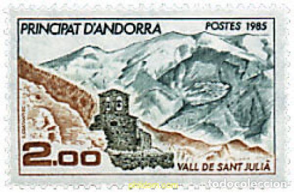 Sellos: 46071 MNH ANDORRA. Adm&oacute;n francesa 1985 PAISAJE ANDORRANO
