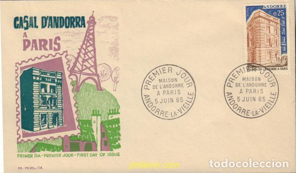Sellos: 404682 MNH ANDORRA. Adm&oacute;n francesa 1965 CASA DE ANDORRA EN PARIS